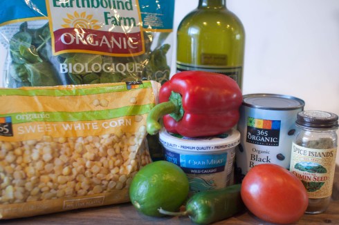 Spicy Mexican Chopped Salad with Crab from freshandfoodie.com @freshandfoodie