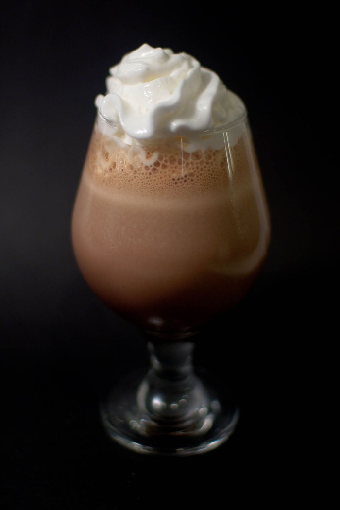 Chocolate Stout Milkshake from freshandfoodie.com @freshandfoodie