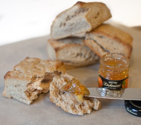 Whole Wheat Scones with Homemade Ricotta from freshandfoodie.com @freshandfoodie