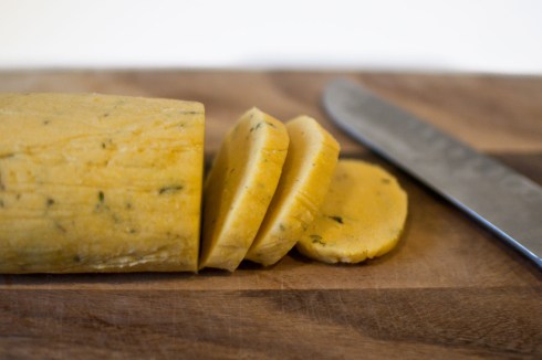 Polenta Thyme Cookies with Ricotta and Honey from freshandfoodie.com @freshandfoodie