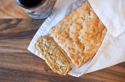 Red Ale Bread with Ramps and 5-Year Aged White Cheddar from freshandfoodie.com @freshandfoodie