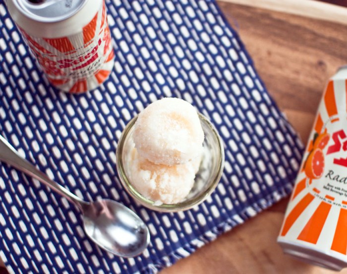 Steigle Radler Sorbet from freshandfoodie.com @freshandfoodie